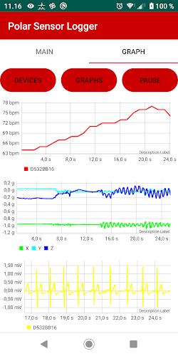 Polar Sensor Logger Captura de pantalla 4