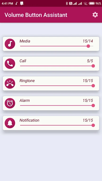 Volume Button Assistant Captura de tela 3