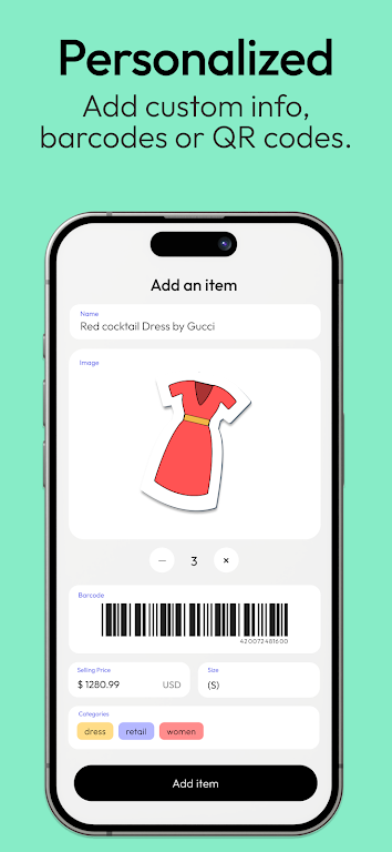 Amoa: easy scanner & inventory Screenshot 3