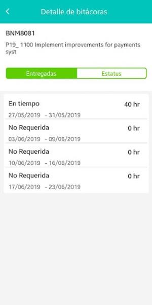 App del Consultor Capture d'écran 2