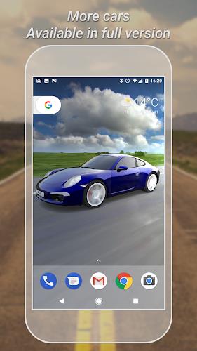 3D Car Live Wallpaper Lite Captura de tela 4