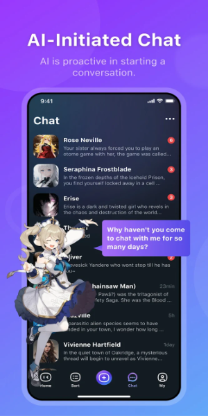 HiWaifu: AI Friend & Waifu Hub Screenshot 2