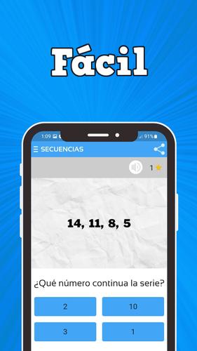 Secuencias numéricas 스크린샷 2