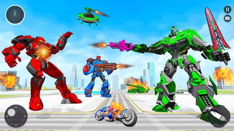 Mech Robot Transforming Game Captura de pantalla 3