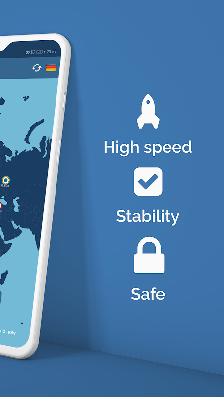 Easy VPN Free - Unlimited Secure VPN Proxy स्क्रीनशॉट 2