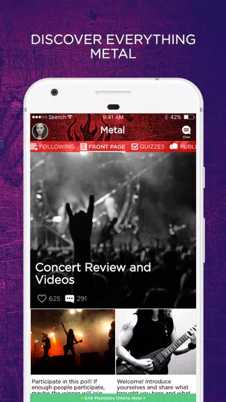 Metal Amino for Heavy Metal Music Fan Capture d’écran 1