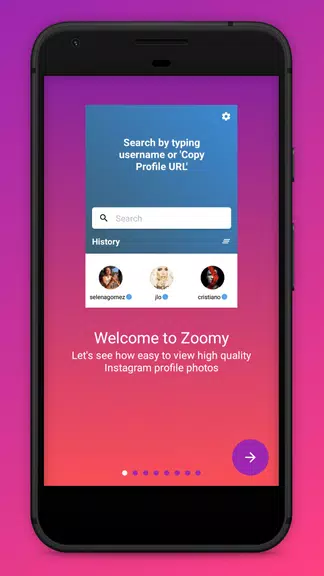 Zoomy for Instagram - Big HD profile photo picture應用截圖第1張