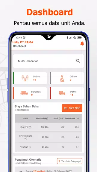 ORIN - GPS Tracking and Automa Captura de pantalla 1