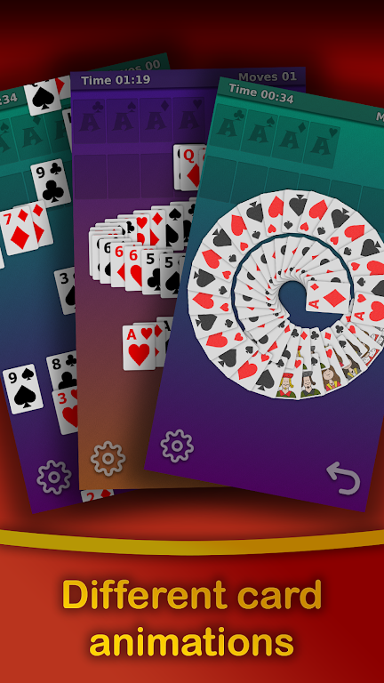Klondike Solitaire - Free スクリーンショット 1