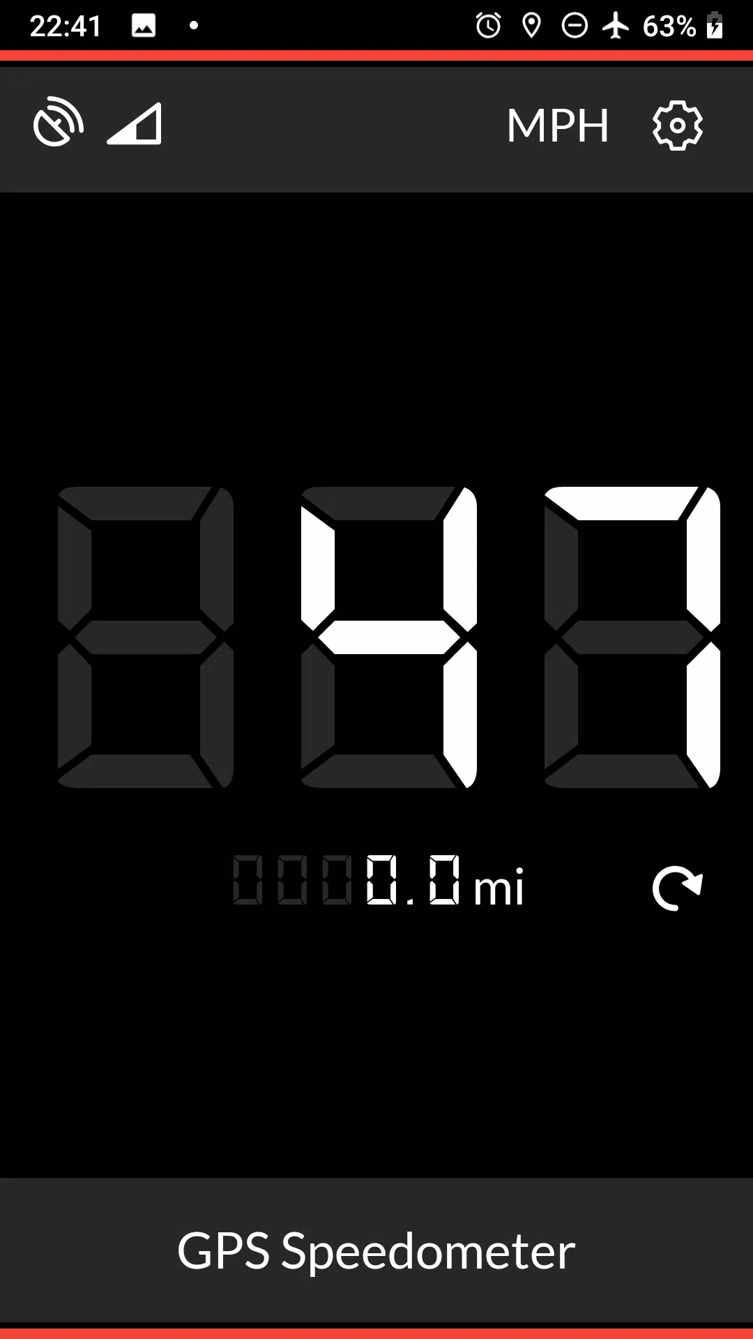 GPS Speedometer Captura de pantalla 3