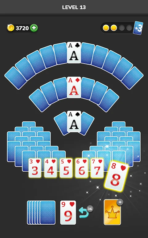 Solitaire 3D - Tripeaks Puzzle應用截圖第2張