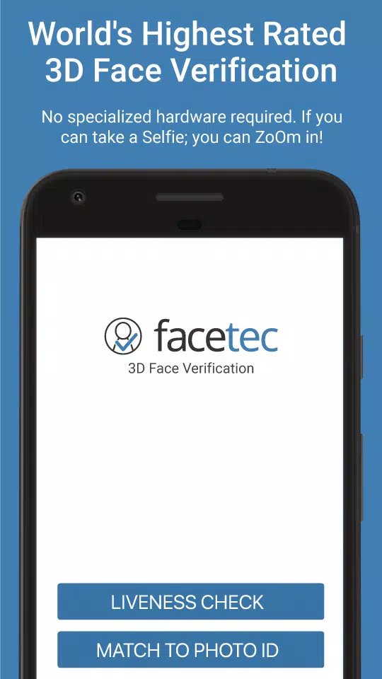 FaceTec Demo Screenshot 1