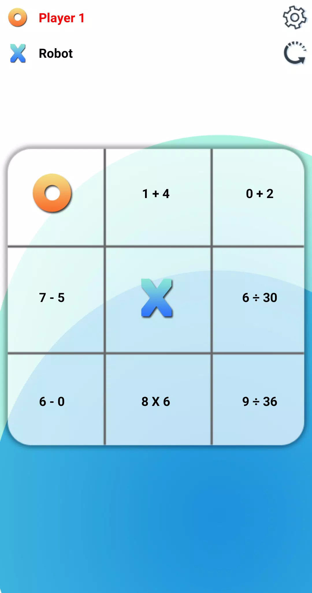 Tic Tac Toe: A Math Game Capture d’écran 2