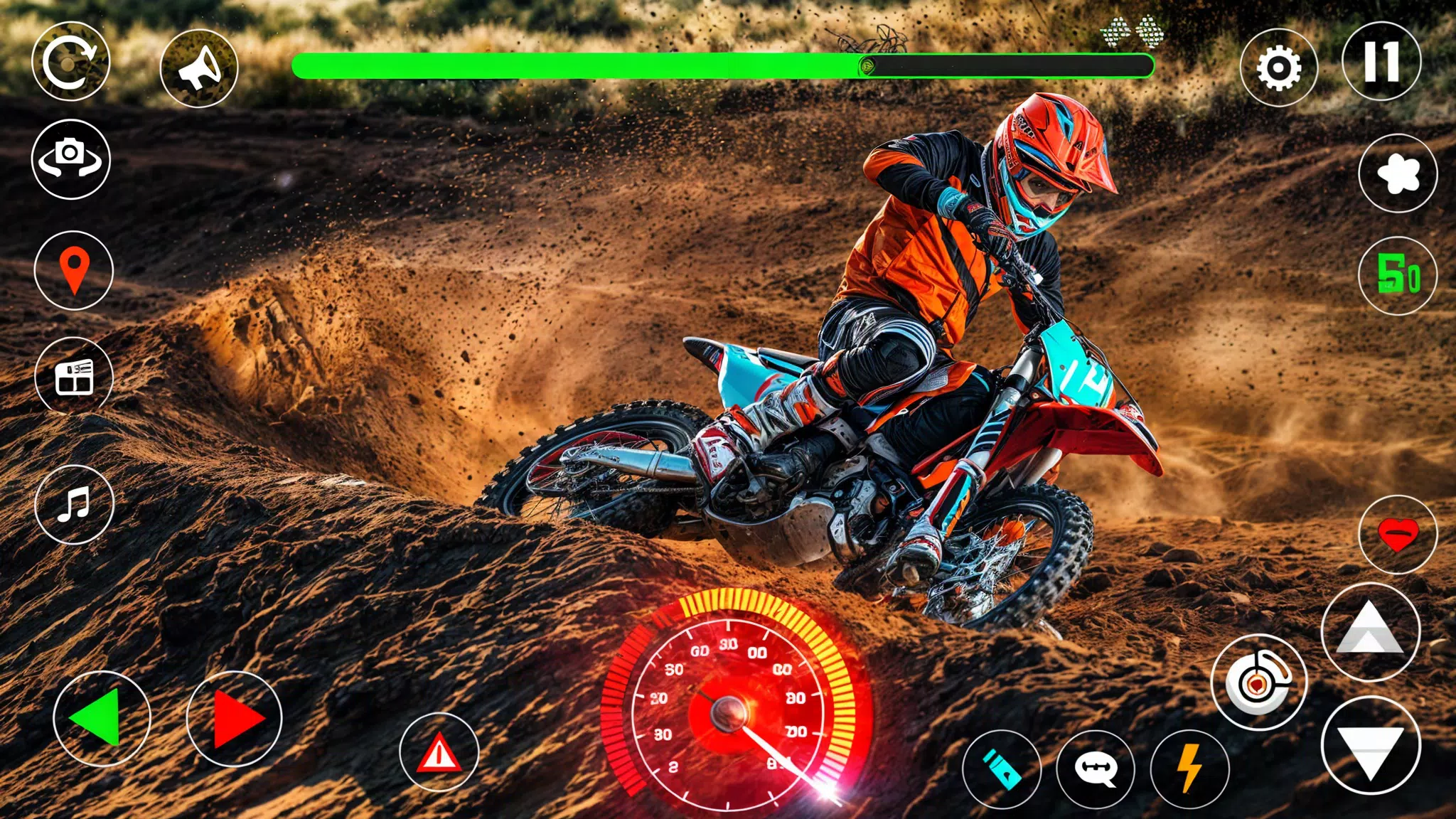 Motocross Dirt Bike Racing 3D Captura de tela 4