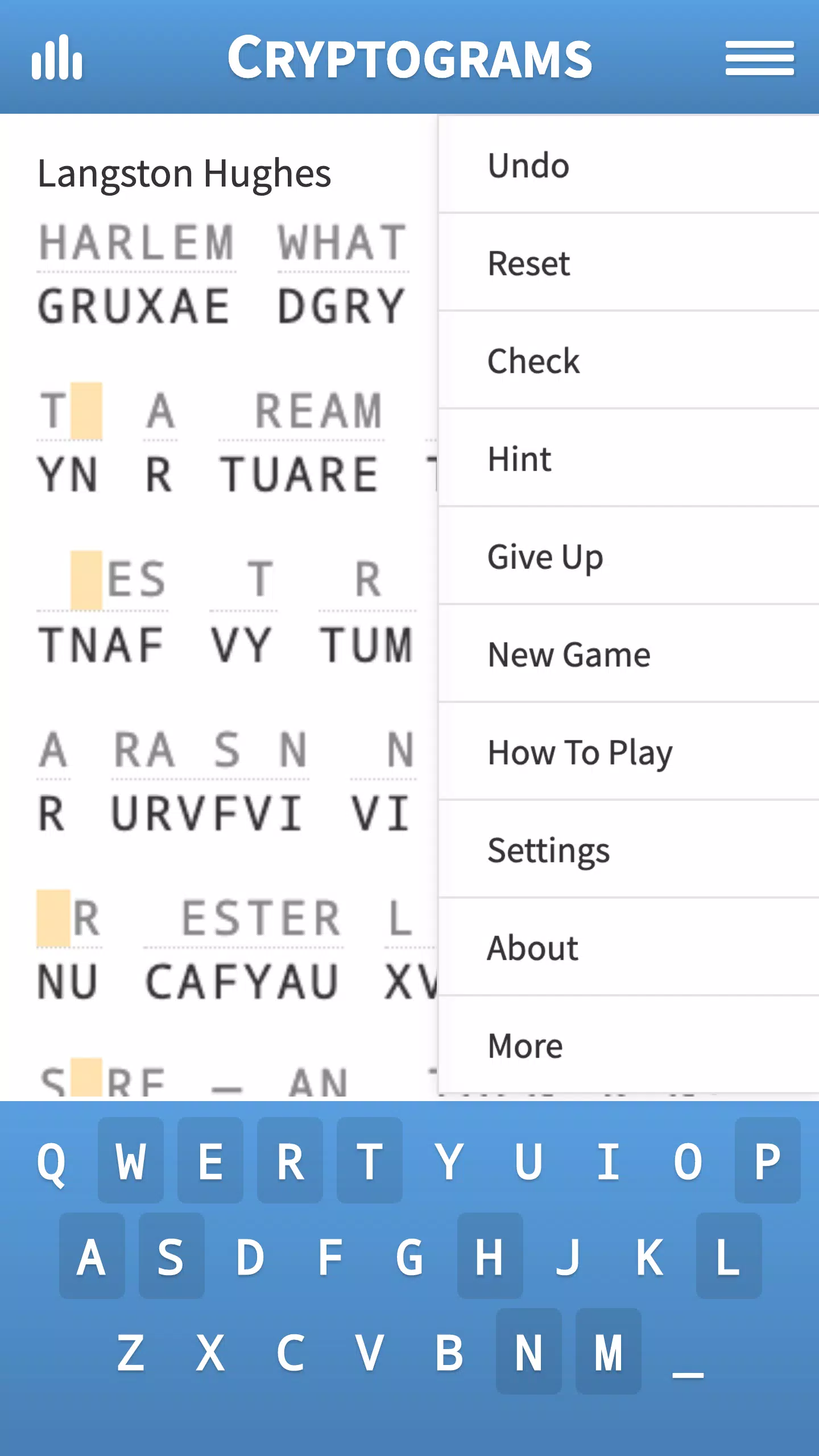Cryptogram · Puzzle Quotes 스크린샷 2