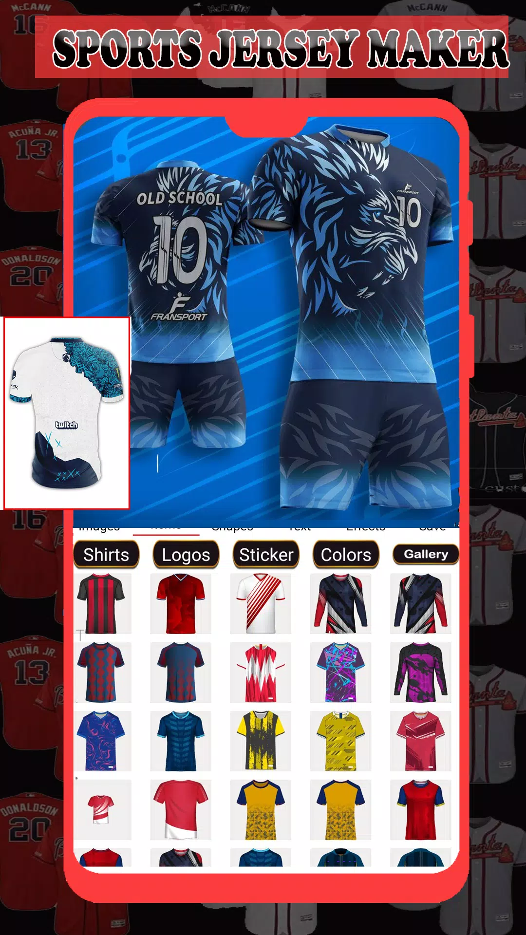 Sports Jersey Maker應用截圖第3張