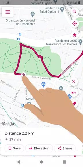 Just Draw It! - Route planner  Screenshot 1