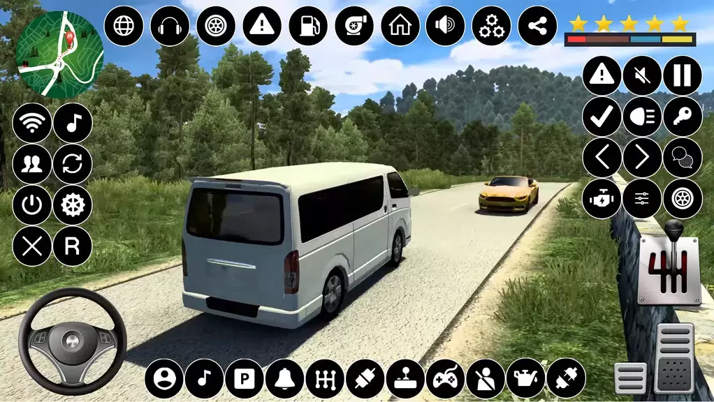 Van Simulator Dubai Car Games Captura de pantalla 3