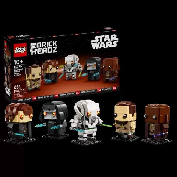乐高星球大战（Lego Star Wars）布里克黑兹（Brickheadz）的西斯英雄与恶棍的复仇