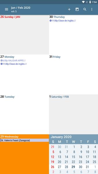 aCalendar - your calendar Screenshot 4