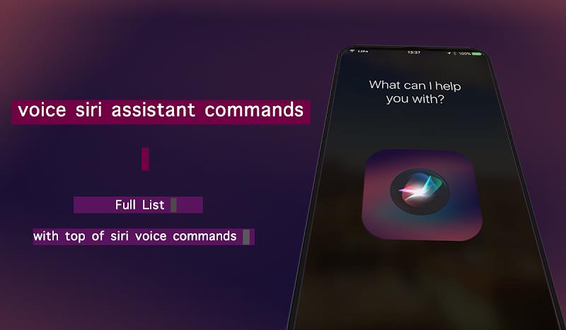 Siri Assistnt voice commands Captura de pantalla 4