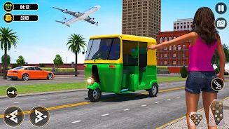 Tuk Tuk Auto Driving Games Captura de pantalla 4