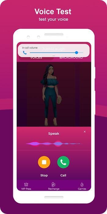 Just4Laugh | Voice Changer App Captura de tela 4