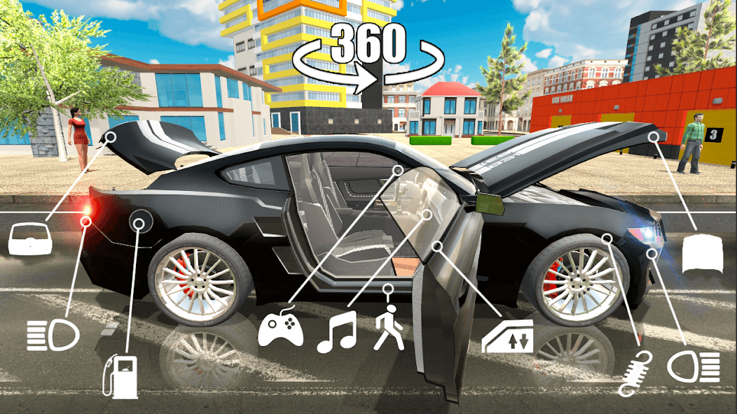 Car Simulator 2 Mod स्क्रीनशॉट 1