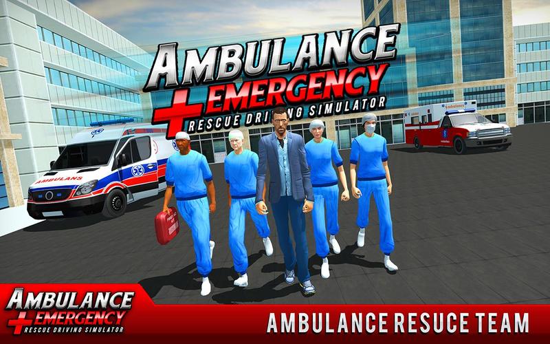 911 Ambulance City Rescue Game Captura de pantalla 4