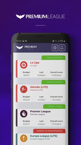 Premium League Fantasy Game应用截图第2张