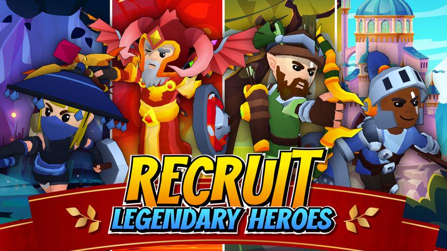 Idle Hero TD Tower Defense RPG Screenshot 3