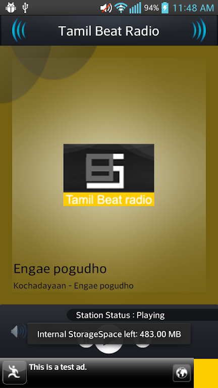 Tamil Beat Radio Captura de pantalla 1