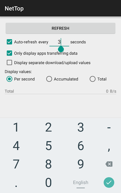 NetTop: RealTime Network Meter Скриншот 3