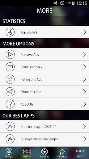 Live Scores for Champions League Скриншот 3