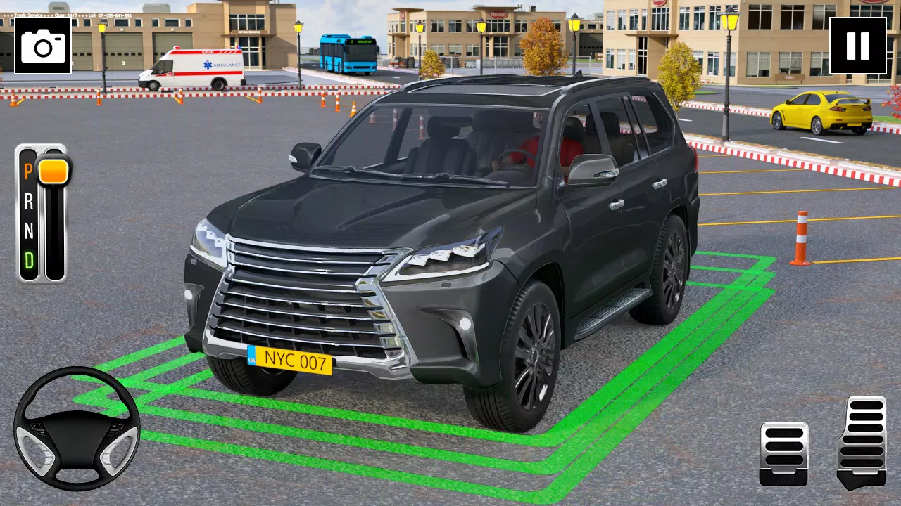 3D игры парковке автомобилей Скриншот 2