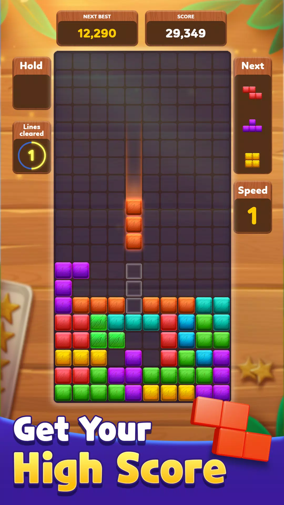 Classic Falling Brick 스크린샷 2
