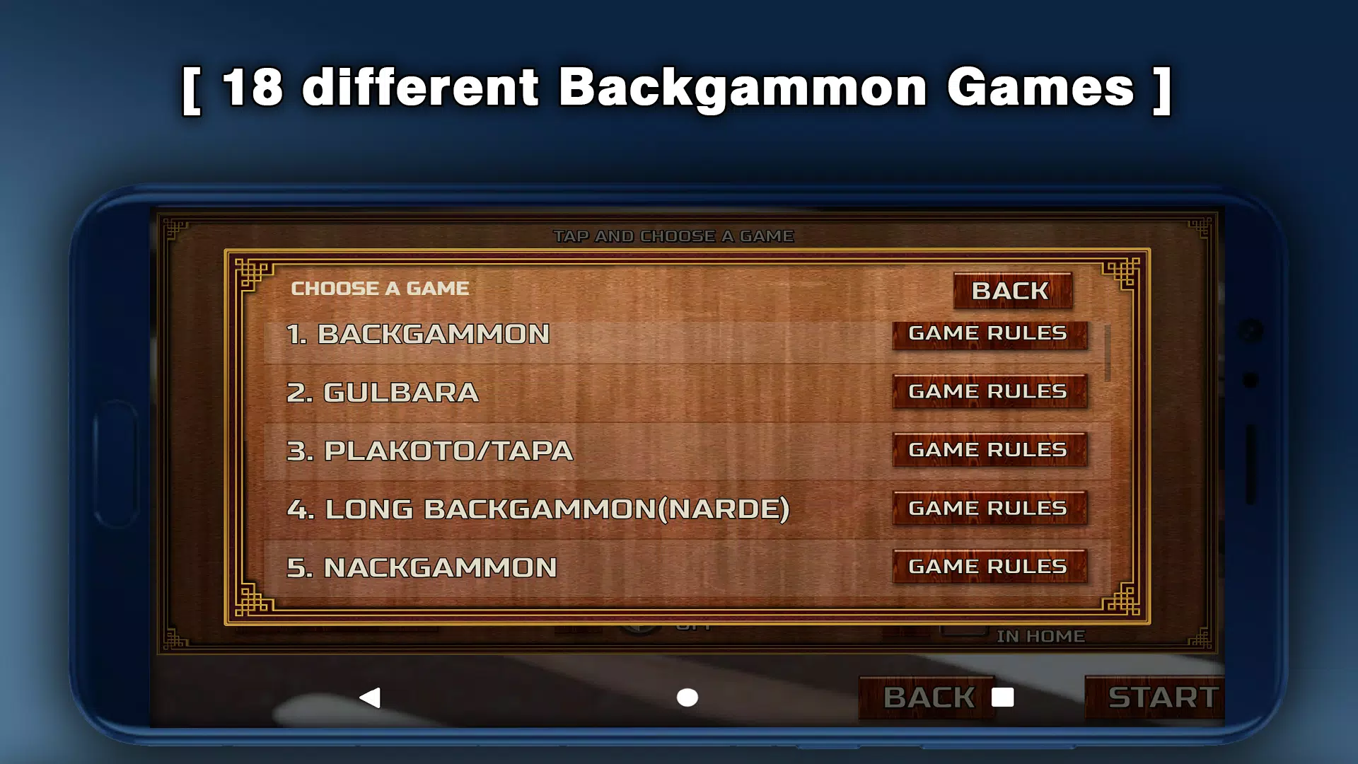 Backgammon - 18 Board Games Screenshot 2