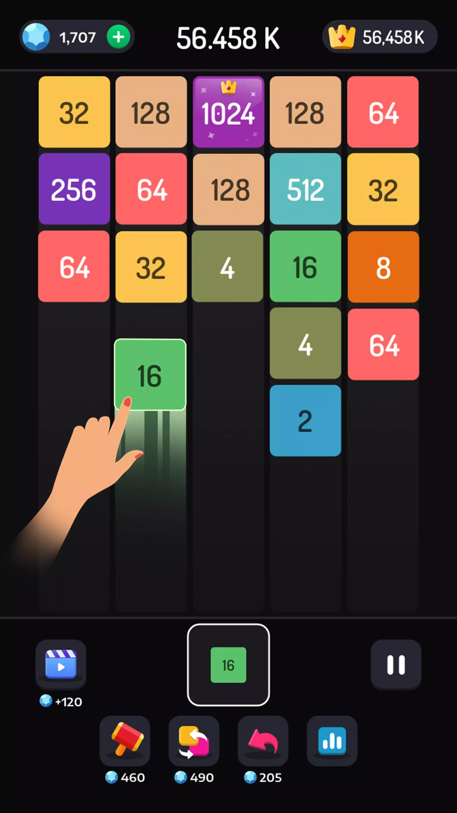 2048 Merge Games - M2 Blocks应用截图第1张