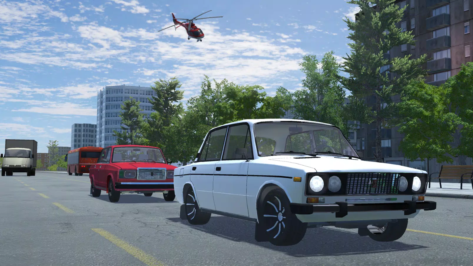 Russian Car Lada 3D Capture d’écran 3