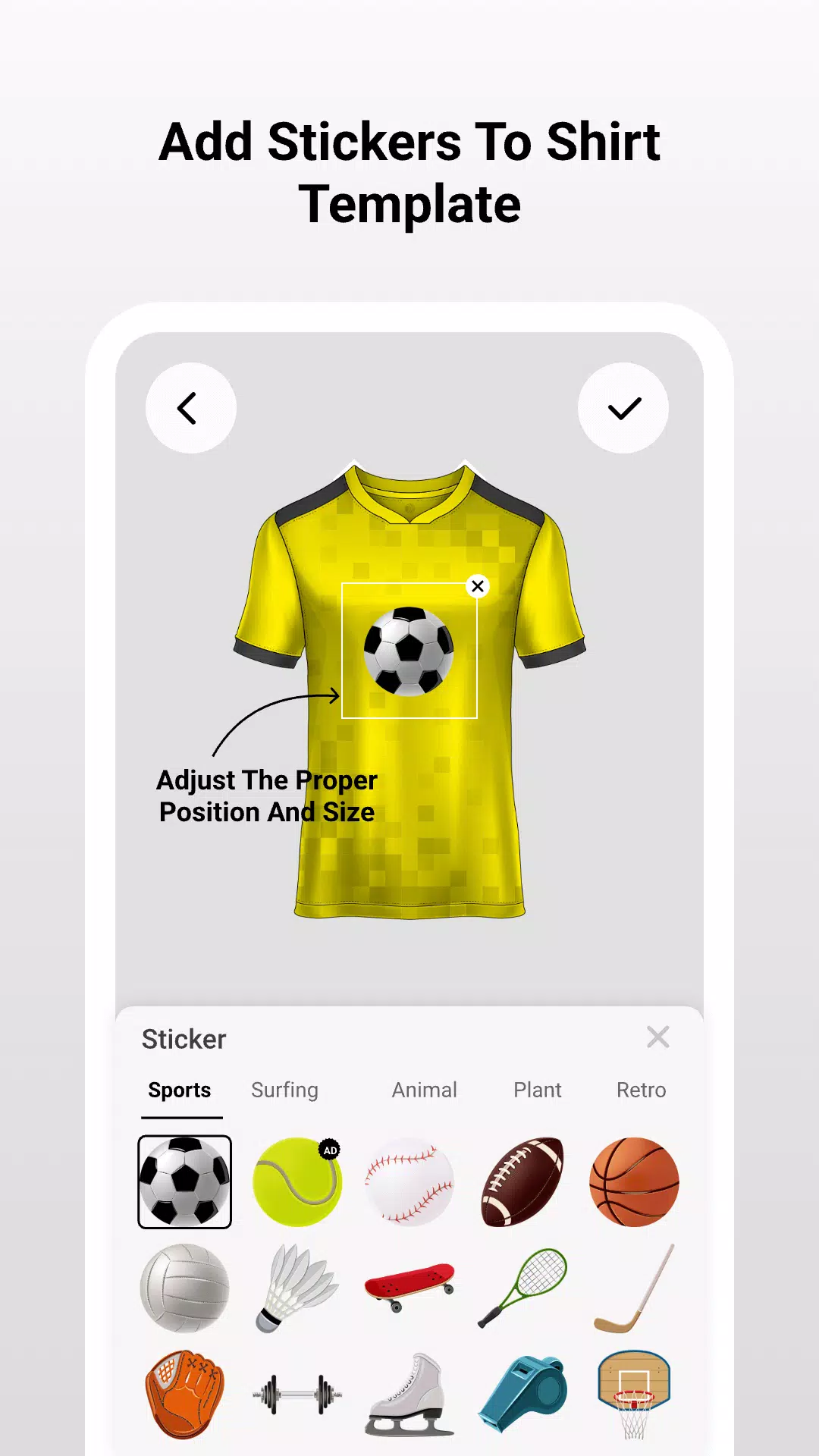 Sport Shirt Screenshot 3