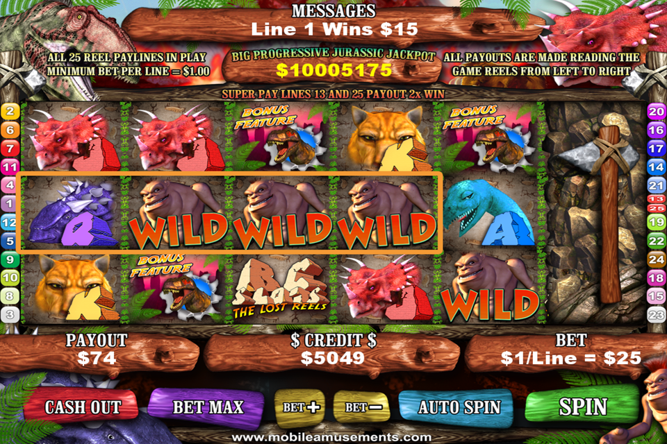 BC Monster Dinosaurs That Time Forgot Slots FREE应用截图第2张