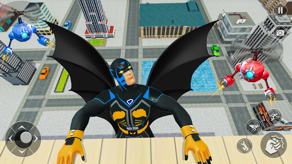 Flying Bat Robot Car Transform Capture d’écran 3