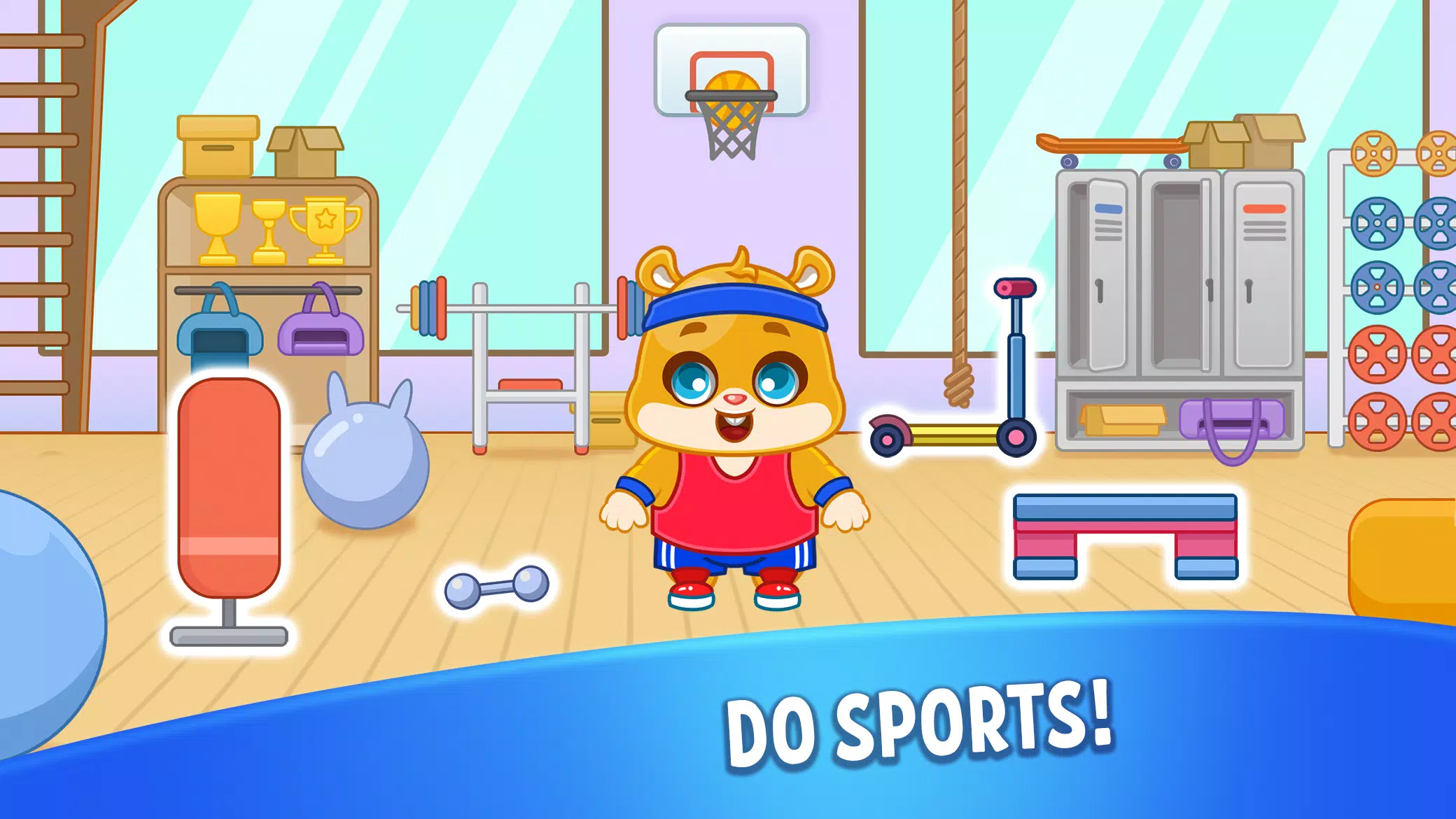 Hamster House: Kids Mini Games Скриншот 4