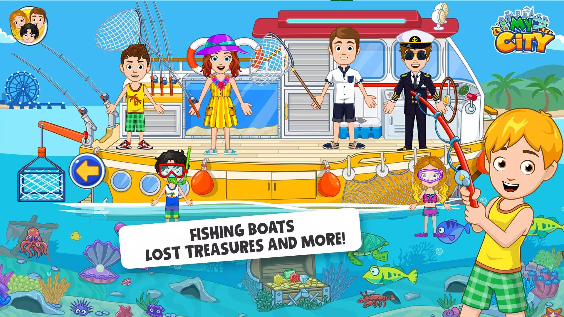 My City : Aventuras no Barco Captura de tela 4