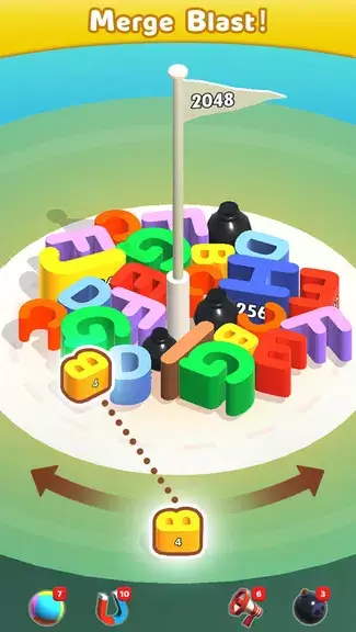Merge Blocks 3D - 2048 Puzzle 스크린샷 2
