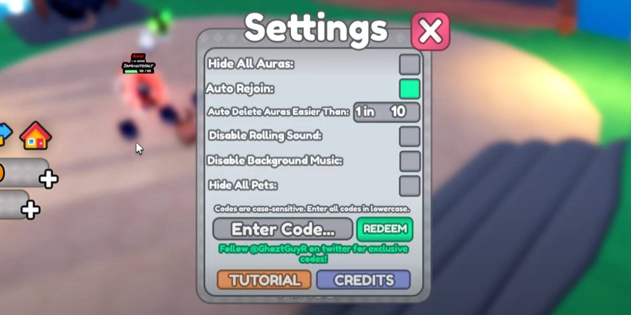Redeeming Codes
