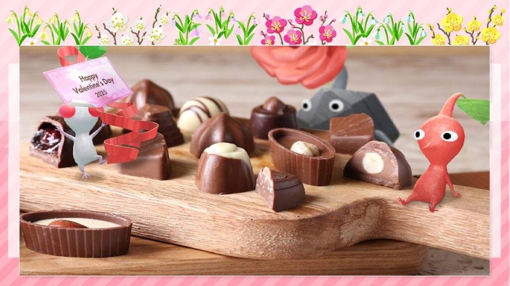 「ピクミンブルームのバレンタインデーイベントでの愛とチョコレートの季節