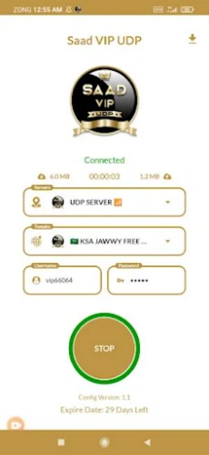 SAAD VIP UDP - Fast, Safe VPN 스크린샷 3