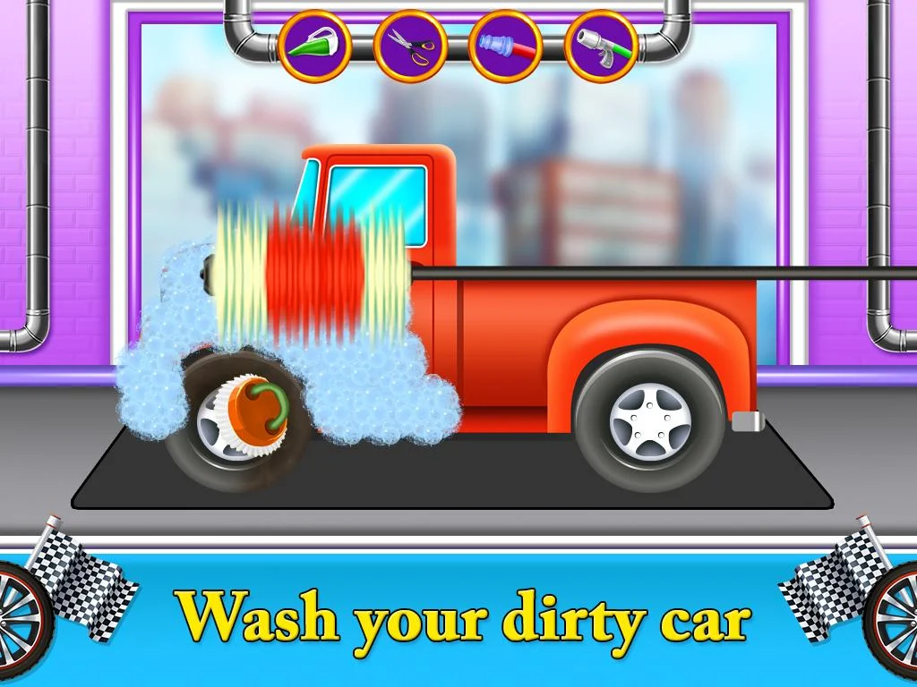 Auto car wash garage game Capture d'écran 3