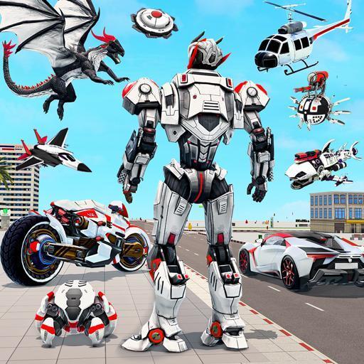 Dragon Robot Car Transform Captura de pantalla 1